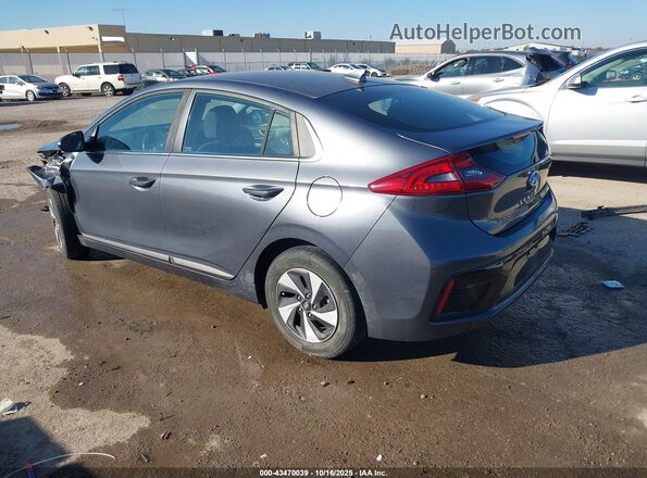 KMHC75LC5HU045866 2017 HYUNDAI IONIQ HYBRID Gray Задня ліва чверть