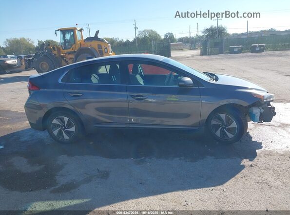 KMHC75LC5HU045866 2017 HYUNDAI IONIQ HYBRID Gray Панорамний вид салону 360°