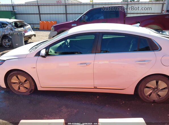 KMHC75LC8LU215419 2020 HYUNDAI IONIQ HYBRID White Սալոնի 360 աստիճան տեսք