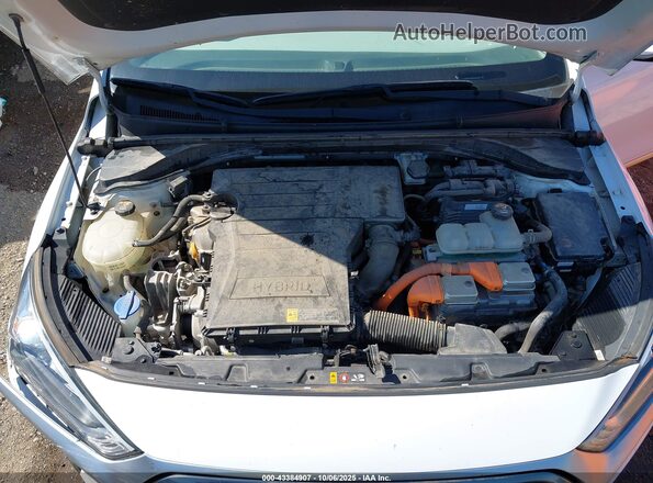 KMHC75LC8LU215419 2020 HYUNDAI IONIQ HYBRID White Հետևի տեսք