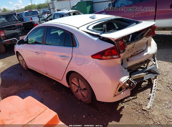 KMHC75LC8LU215419 2020 HYUNDAI IONIQ HYBRID White Հետևի ձախ