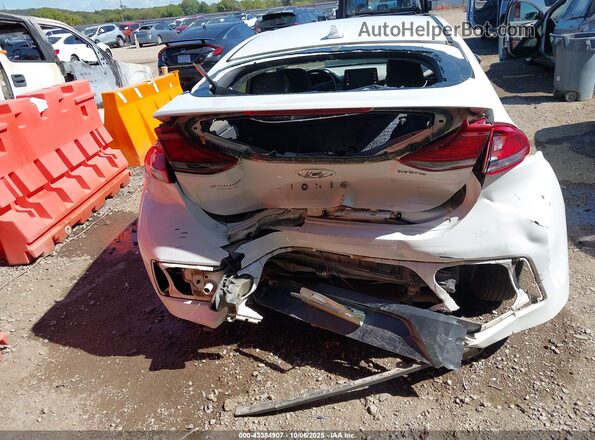 KMHC75LC8LU215419 2020 HYUNDAI IONIQ HYBRID White Առջևի վահանակի տեսք