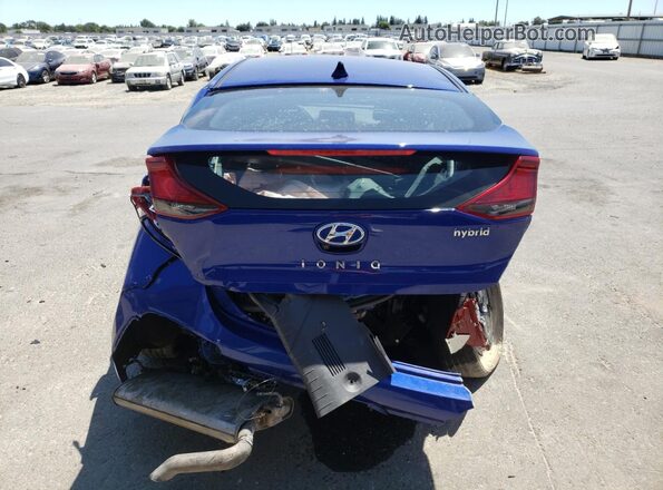 KMHC75LC8LU237338 2020 HYUNDAI IONIQ Blue Հետևի տեսք