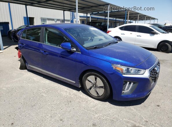 KMHC75LC8LU237338 2020 HYUNDAI IONIQ Blue Առջևի աջ