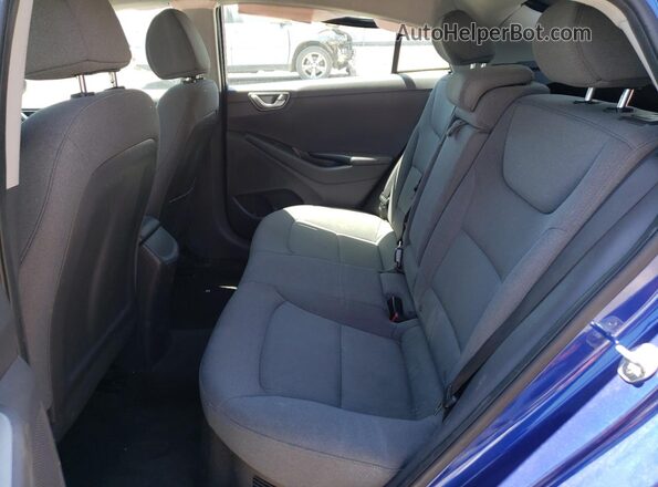 KMHC75LC8LU237338 2020 HYUNDAI IONIQ Blue Հետևի նստատեղերի տեսք