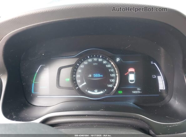 KMHC75LC9JU066421 2018 HYUNDAI IONIQ HYBRID Black უკანა სავარძლების ხედი