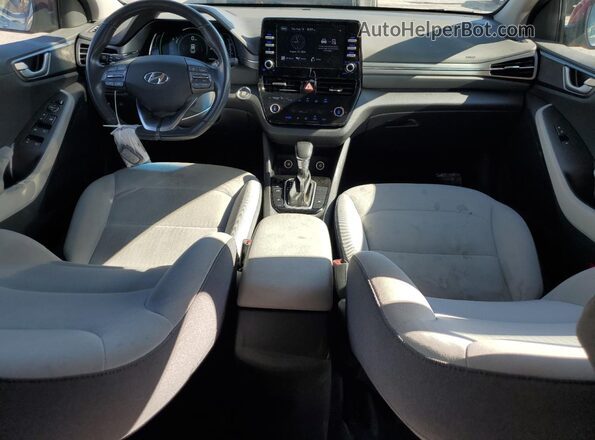 KMHC75LC9MU259883 2021 HYUNDAI IONIQ Red Առջևի վահանակի տեսք