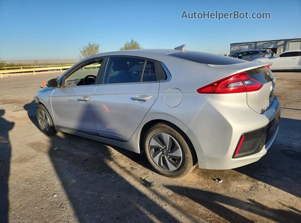 KMHC75LCXHU024754 2017 HYUNDAI IONIQ Silver Trasero izquierdo