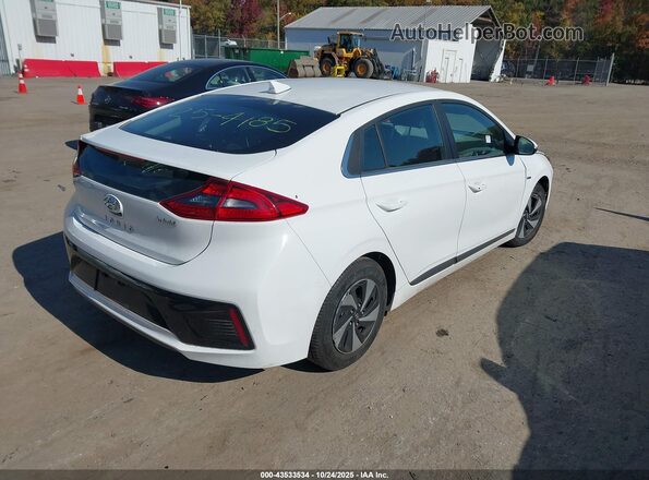 KMHC75LCXHU040016 2017 HYUNDAI IONIQ HYBRID White უკანა მარჯვენა