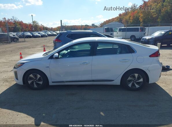 KMHC75LCXHU040016 2017 HYUNDAI IONIQ HYBRID White სალონის 360-გრადუსიანი ხედი