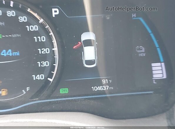 KMHC75LD3KU160210 2019 HYUNDAI IONIQ PLUG-IN HYBRID Silver 