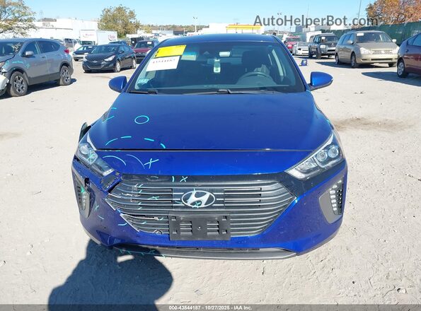 KMHC75LD3KU172700 2019 HYUNDAI IONIQ PLUG-IN HYBRID Blue Սարքավորումների վահանակի տեսք