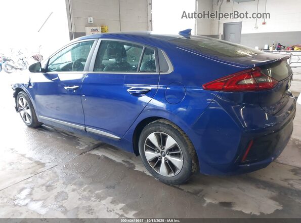 KMHC75LD4KU162385 2019 HYUNDAI IONIQ PLUG-IN HYBRID Синий Задняя левая четверть