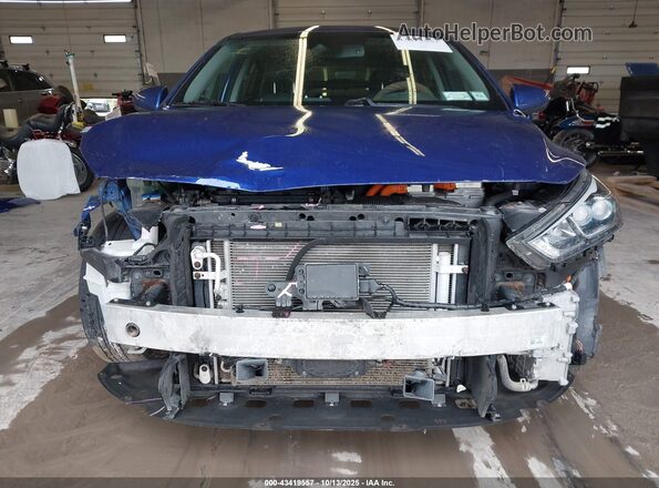 KMHC75LD4KU162385 2019 HYUNDAI IONIQ PLUG-IN HYBRID Синий Вид задней части салона