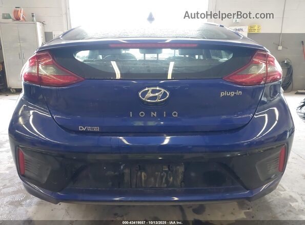 KMHC75LD4KU162385 2019 HYUNDAI IONIQ PLUG-IN HYBRID Синий 