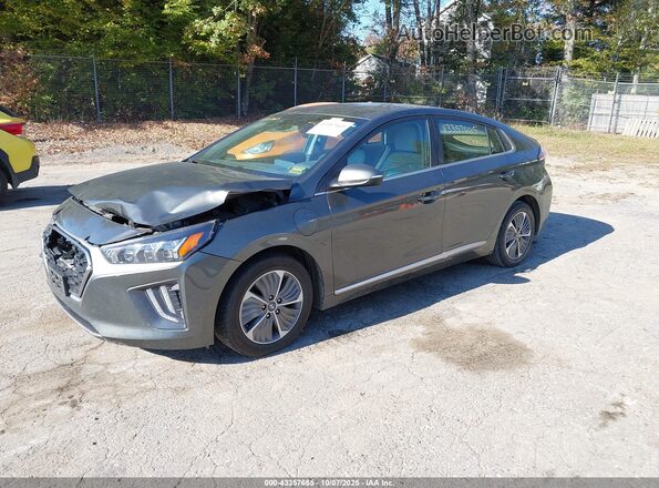 KMHC75LDXMU254989 2021 HYUNDAI IONIQ PLUG-IN HYBRID Gray 