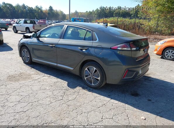 KMHC75LDXMU254989 2021 HYUNDAI IONIQ PLUG-IN HYBRID Gray 