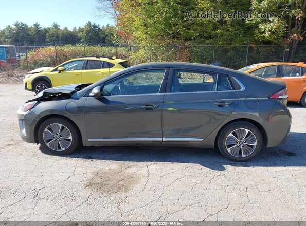 KMHC75LDXMU254989 2021 HYUNDAI IONIQ PLUG-IN HYBRID Gray 