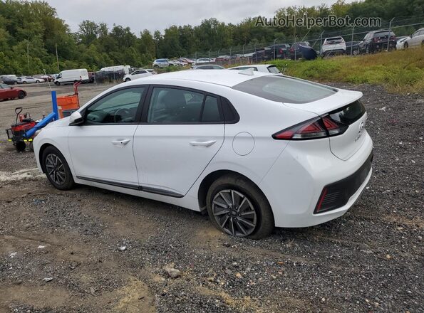 KMHC75LJ3MU079152 2021 HYUNDAI IONIQ Белый Задняя левая четверть