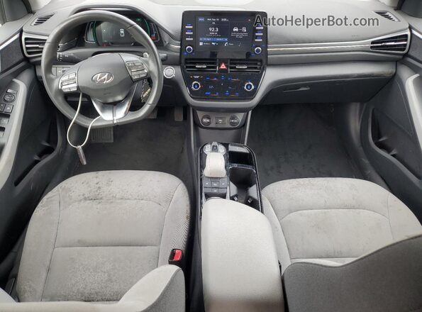 KMHC75LJ3MU079152 2021 HYUNDAI IONIQ Белый Вид панели приборов