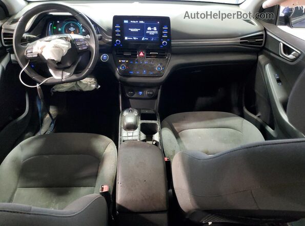 KMHC75LJ6MU079100 2021 HYUNDAI IONIQ Синий Вид панели приборов