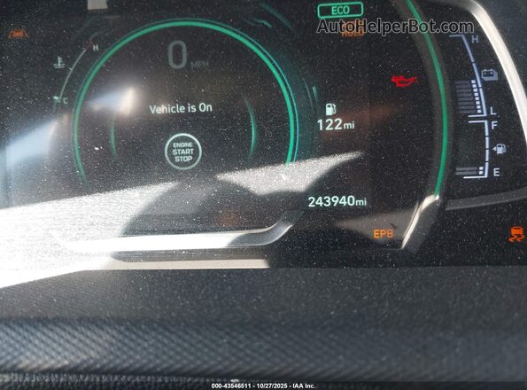 KMHC85LC3LU243044 2020 HYUNDAI IONIQ HYBRID Gray 