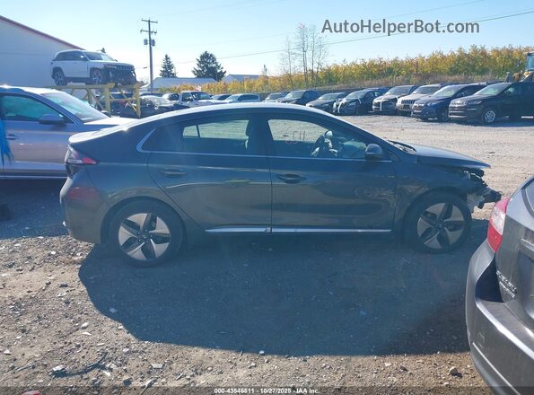 KMHC85LC3LU243044 2020 HYUNDAI IONIQ HYBRID Gray 360 interior view