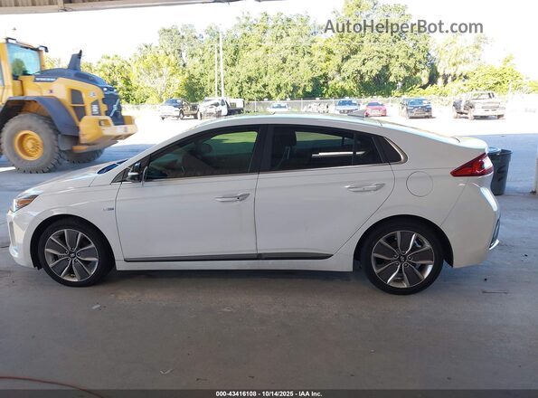 KMHC85LC4HU020910 2017 HYUNDAI IONIQ HYBRID White Vista interior de 360 grados
