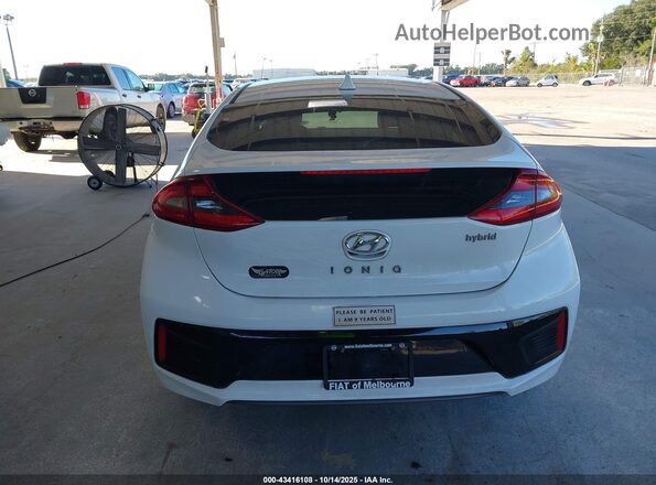KMHC85LC4HU020910 2017 HYUNDAI IONIQ HYBRID White 