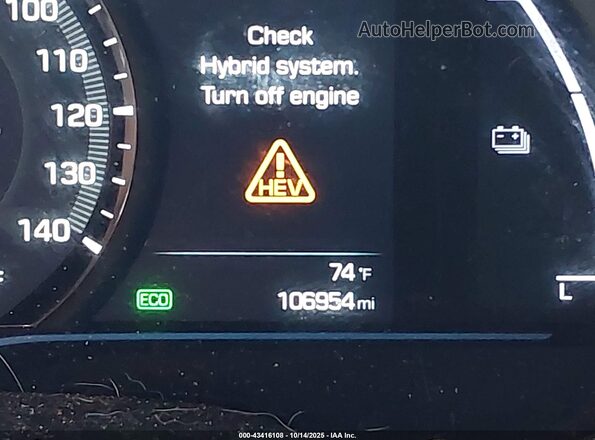 KMHC85LC4HU020910 2017 HYUNDAI IONIQ HYBRID White 