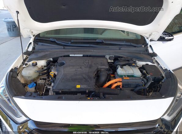 KMHC85LC4HU020910 2017 HYUNDAI IONIQ HYBRID White Vista trasera