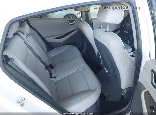 KMHC85LC4HU020910 2017 HYUNDAI IONIQ HYBRID White Vista de la etiqueta del VIN