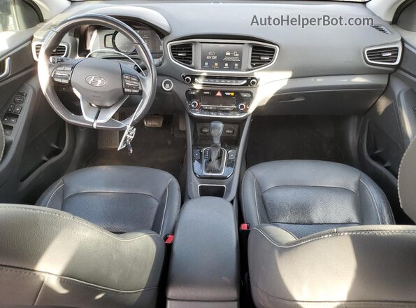 KMHC85LC4HU047265 2017 HYUNDAI IONIQ Black Vista del salpicadero