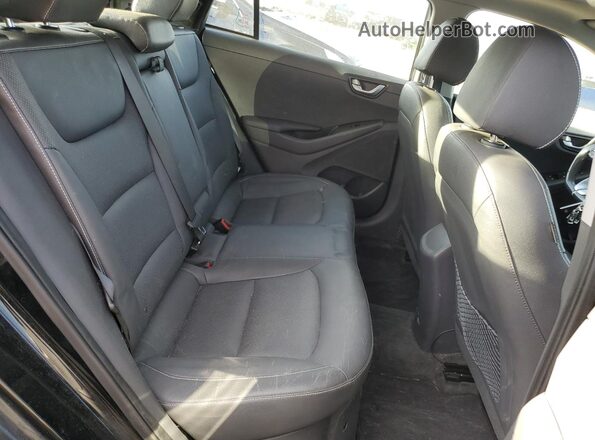 KMHC85LC4HU047265 2017 HYUNDAI IONIQ Black Vista de los asientos traseros