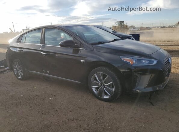 KMHC85LC4HU047265 2017 HYUNDAI IONIQ Black Delantero derecho