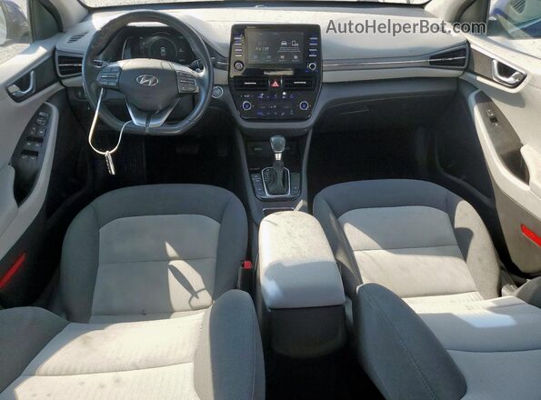 KMHC85LC9LU212302 2020 HYUNDAI IONIQ Blue Вид панелі приладів