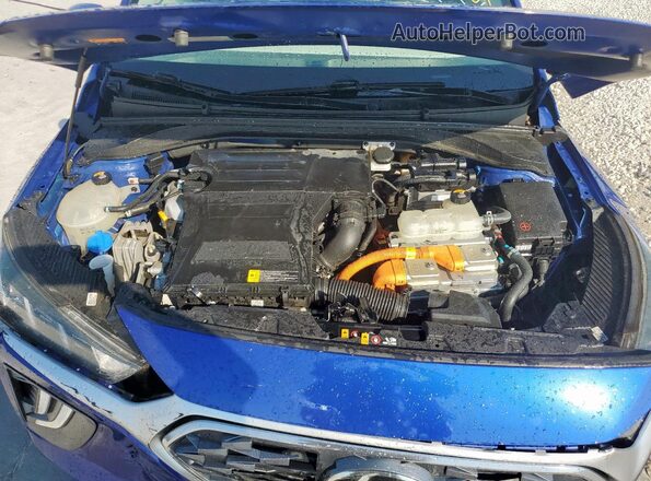 KMHC85LC9LU212302 2020 HYUNDAI IONIQ Blue Вид задньої частини салону