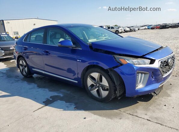 KMHC85LC9LU212302 2020 HYUNDAI IONIQ Blue Передня права чверть