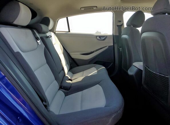 KMHC85LC9LU212302 2020 HYUNDAI IONIQ Blue Вид задніх сидінь