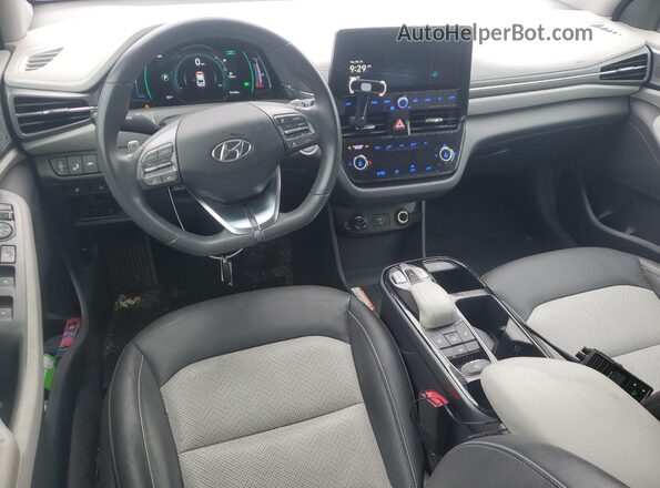 KMHC85LJ9LU071214 2020 HYUNDAI IONIQ Silver Dashboard view