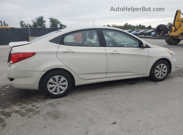 KMHCT4AE4HU262111 2017 HYUNDAI ACCENT Кремовый Задняя правая четверть