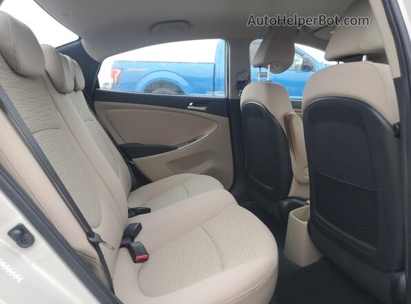 KMHCT4AE4HU262111 2017 HYUNDAI ACCENT Кремовый Вид задних сидений