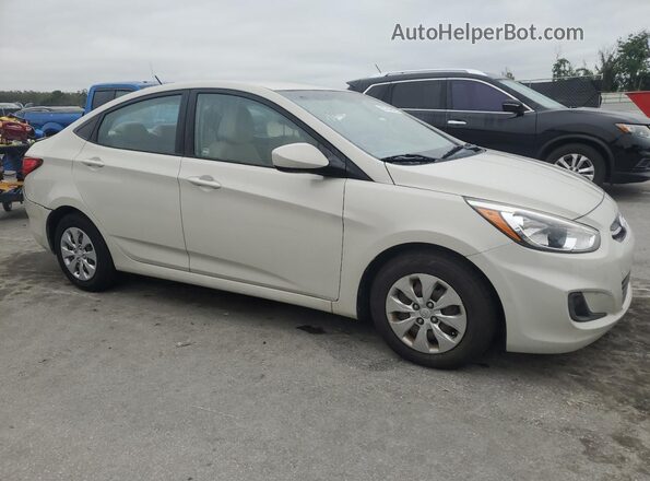 KMHCT4AE4HU262111 2017 HYUNDAI ACCENT Кремовый Передняя правая четверть