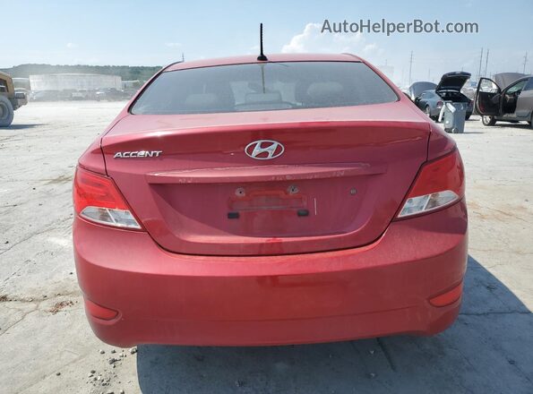 KMHCT4AE7GU082085 2016 HYUNDAI ACCENT Red Вид ззаду