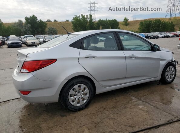KMHCT4AE7HU236750 2017 HYUNDAI ACCENT Silver უკანა მარჯვენა