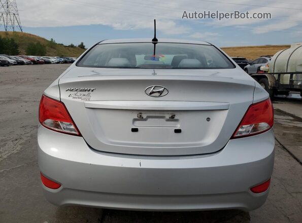 KMHCT4AE7HU236750 2017 HYUNDAI ACCENT Silver უკანა ხედი