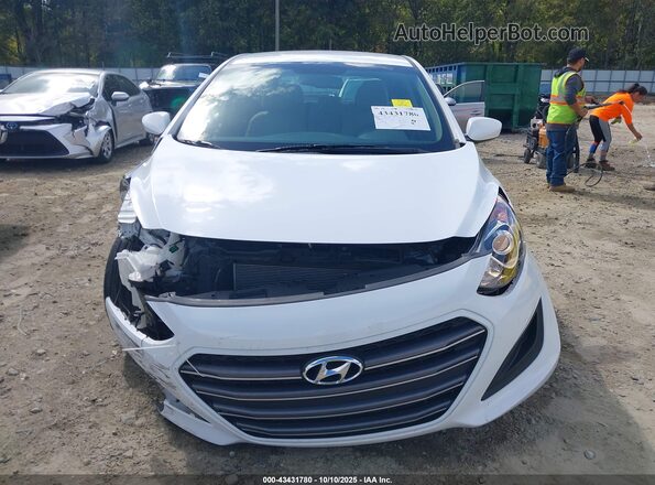 KMHD35LH2HU354206 2017 HYUNDAI ELANTRA GT White Vista interior trasera