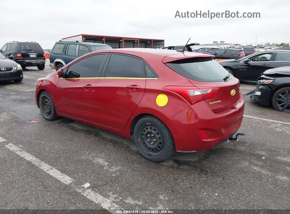 KMHD35LH3HU379972 2017 HYUNDAI ELANTRA GT Красный Задняя левая четверть