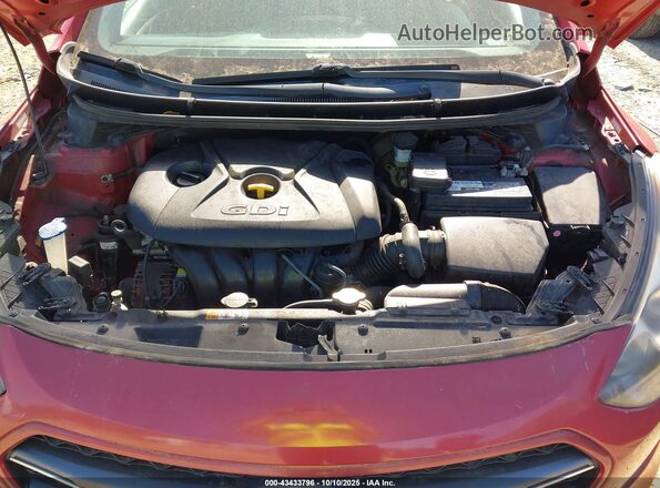 KMHD35LH5GU251375 2016 HYUNDAI ELANTRA GT Red Widok z tyłu