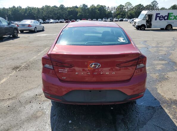 KMHD74LF0LU899424 2020 HYUNDAI ELANTRA Red Widok z tyłu